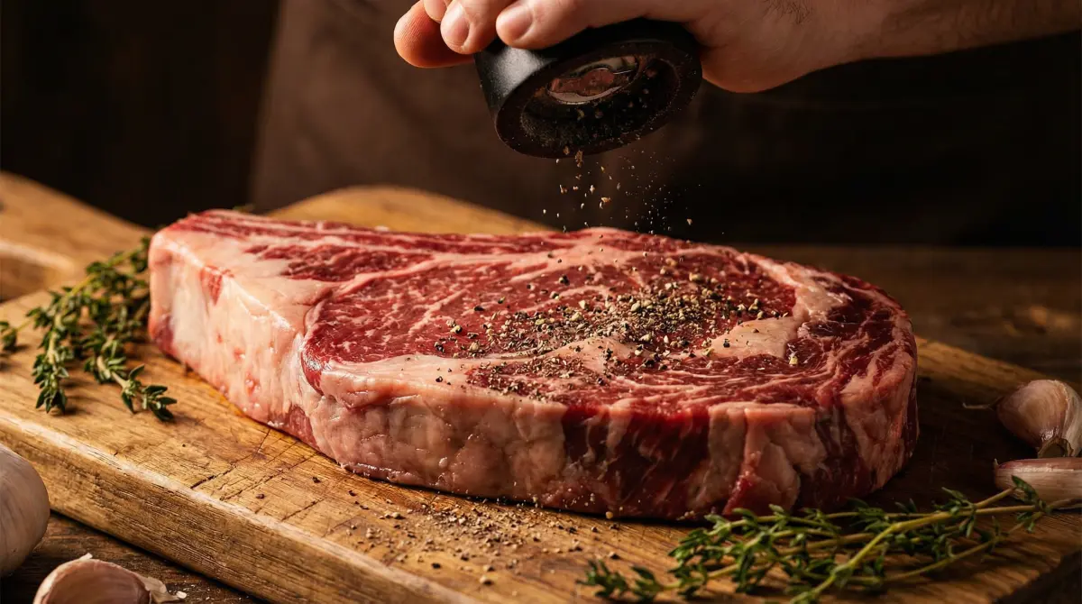 新鲜牛肉 - 黑椒盖饭 食材